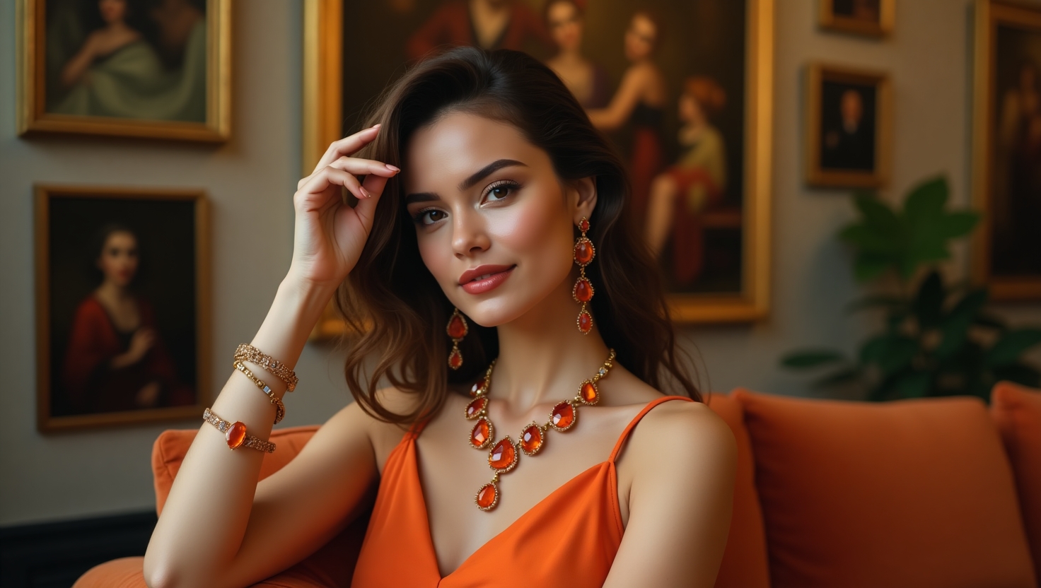 Discover the Fiery Elegance of Orange Kyanite Jewelry