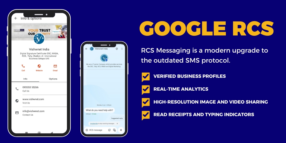 Business Communication with Google RCS Messaging