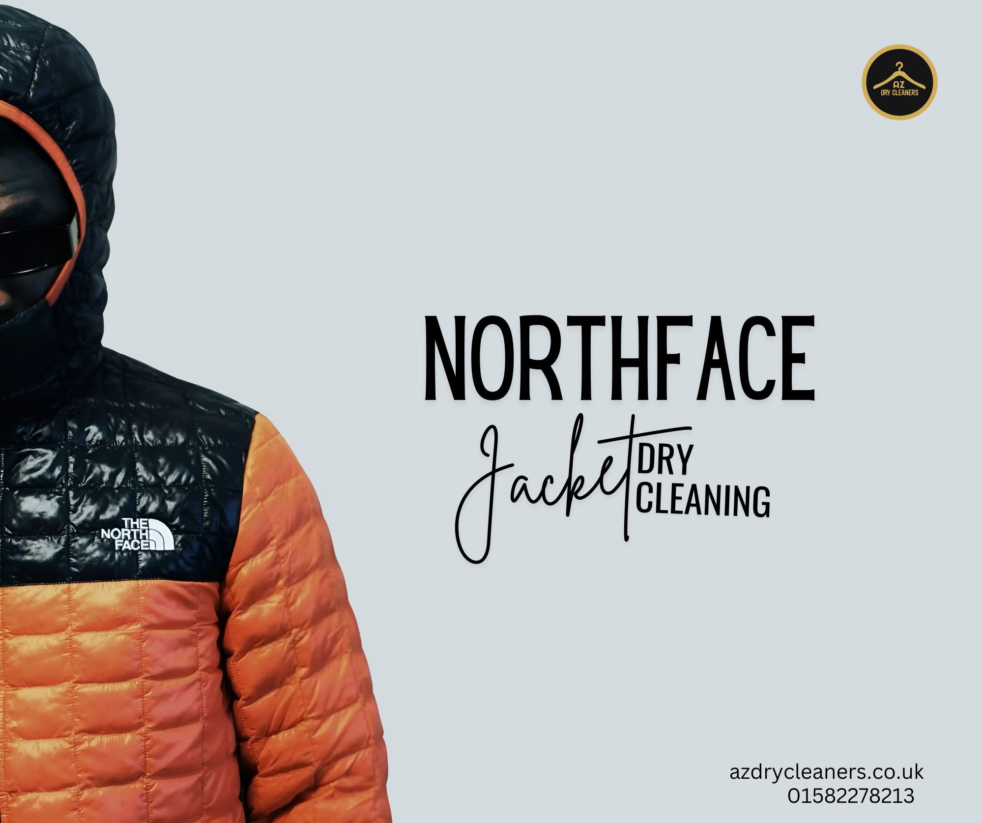 NORTH face Jacket dry cleaning services