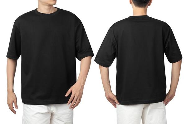 young-man-in-blank-oversize-t-shirt-mockup-front-and-back-used-as-design-template-isolated-on-white-background-with-clipping-path-photo