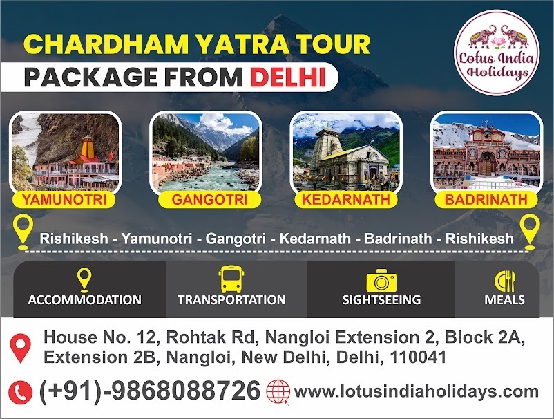 Chardham Yatra Tour Package From Delhi