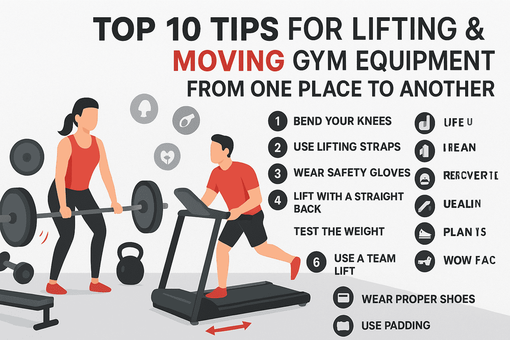 Top 10 Tips For Lifting & Moving Gym Equipment From One Place To Another