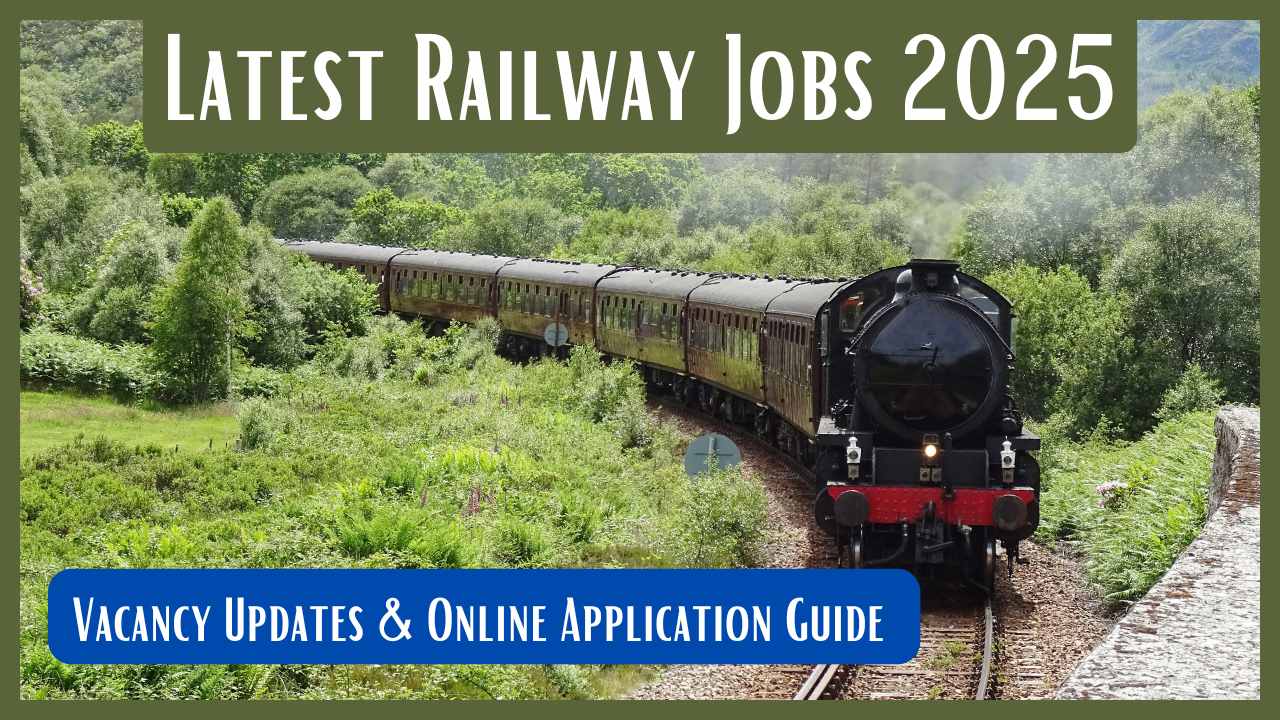 Latest Railway Jobs 2025 Vacancy Updates & Online Application Guide
