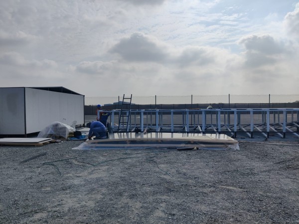 aluminum barge building