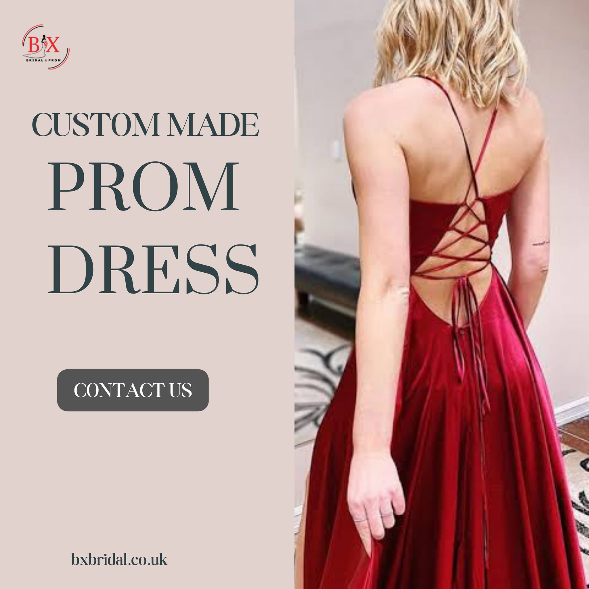custome made prom dress