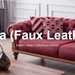 Faux Leather Sofa Sets