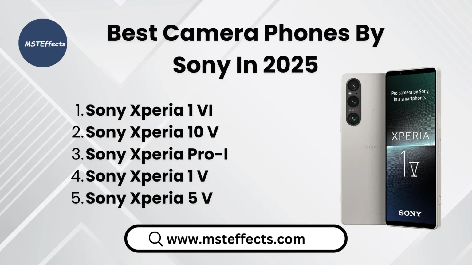 Best Camera Phones By Sony