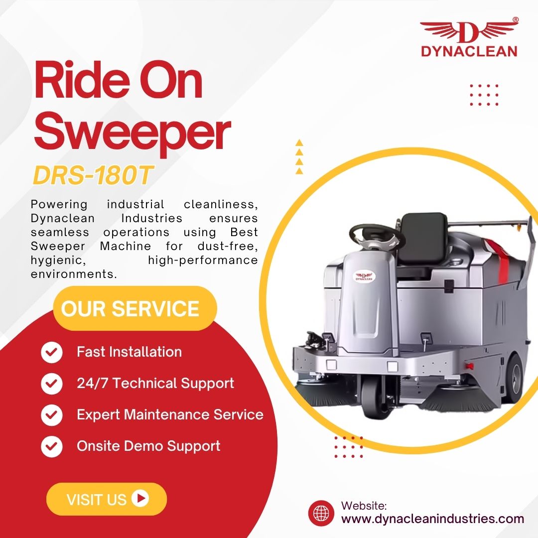 RIDE ON SWEEPER MACHINE