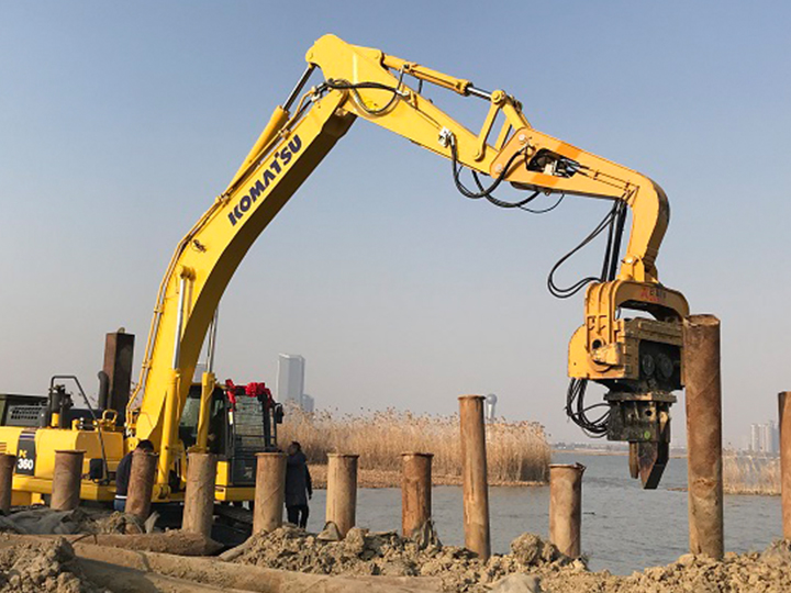 vibratory hammer for excavator