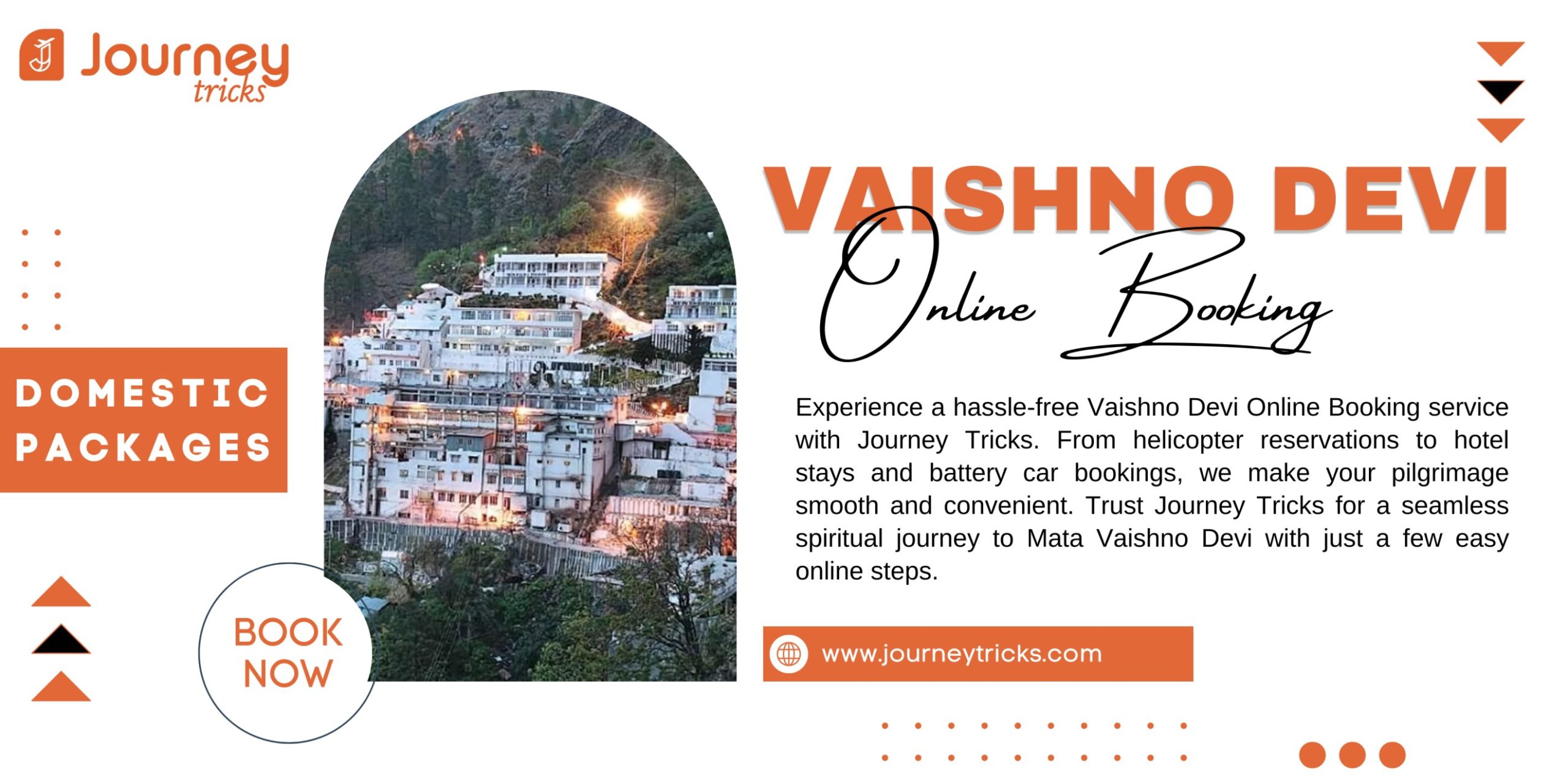 Vaishno Devi Online Booking by Journey Tricks